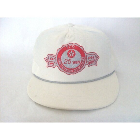 Vintage TTTI Texaco 1967 to 1992 25 Years Excellence Trucker Roper Snapback Hat
